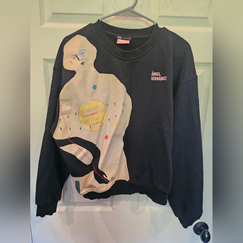 Zara Angel Hernandez Unusual Sweater 🪐🌌